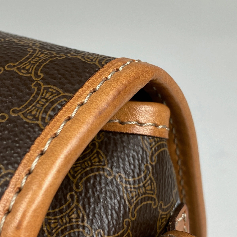 Celine Macadam shoulder bag canvas brown - Picture 4 of 6